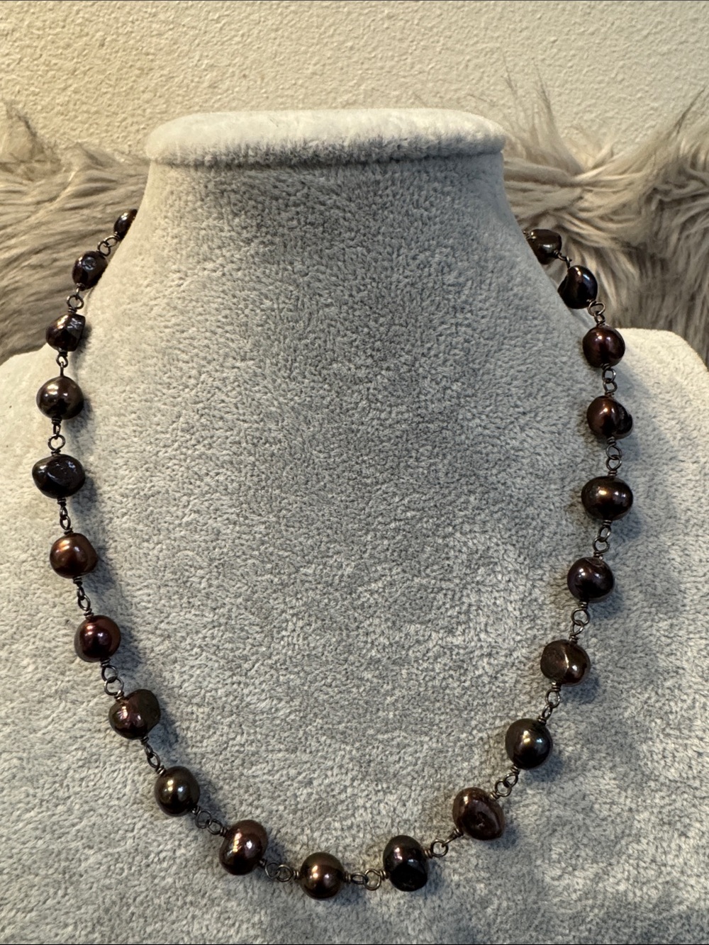 Silpada Dark Brown Pearl Beaded Necklace - Women Jewelry
